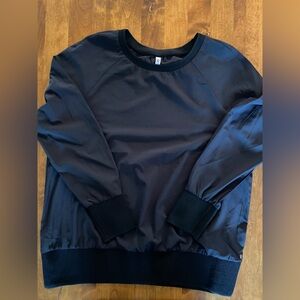 Fabletics Athletic Pullover for women.Size Large, Black. NWT.